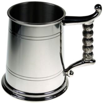 1PT LINED TANKARD ROPE HANDLE