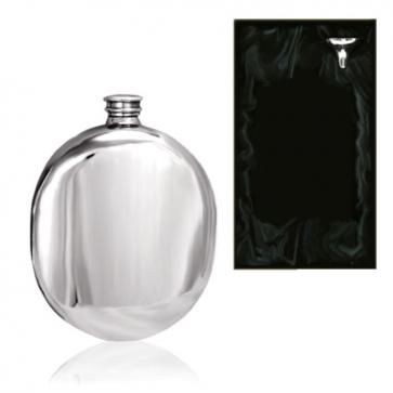 6oz Wedge Pewter Hip Flask Perfume Sample