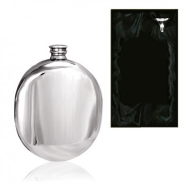 6oz Wedge Pewter Hip Flask Perfume Sample