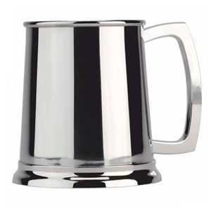 Highly Polished Stainless Steel Tankard in Gift Box