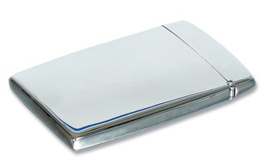 Personalised Flip Top Polished Business Card Holder