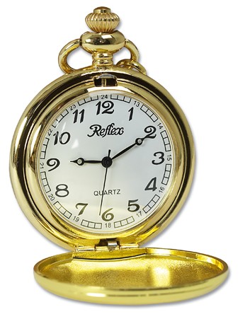 Personalised Pocket Watch Gold Plated