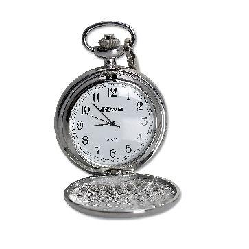 Personalised Pocket Watch Silver Plated Perfume Sample