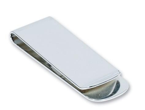 Personalised Silver Plated Money Clip