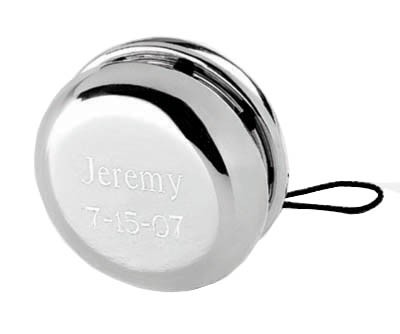 Personalised Silver Plated Yo-Yo