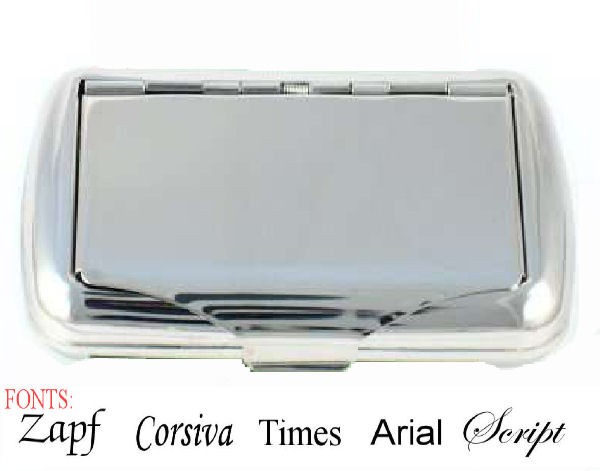 Personalised Stainless Steel Tobacco Case