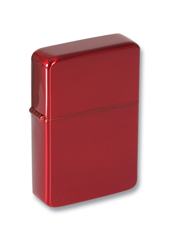 Personalised Storm Petrol Lighter Red Ice