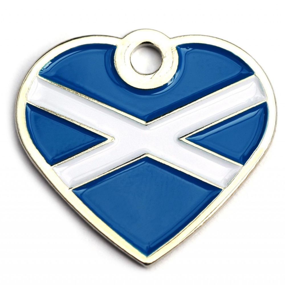 Scottish Heart Pet Tag