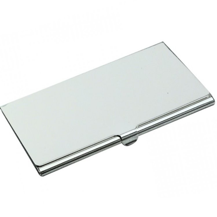 Silver Business Card Holder