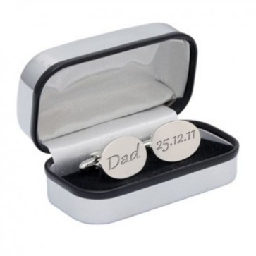 Stainless Steel Cufflinks Perfume Sample