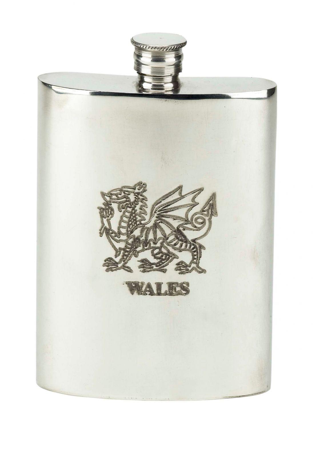 Welsh Hipflask 6oz