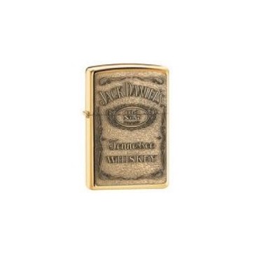 Zippo Jack Daniels Embossed Brass Genuine Zippo Lighter Perfume Sample