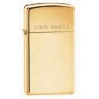 Zippo Personalised Slim Solid Brass Genuine Zippo Lighter